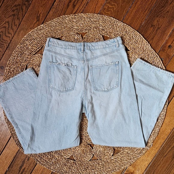 Garage Denim Jambe Large/Wide Leg High-Rise Jeans Size 9 - Picture 12 of 13